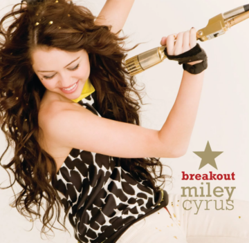 Miley Cyrus album: "Breakout" (2008), cover